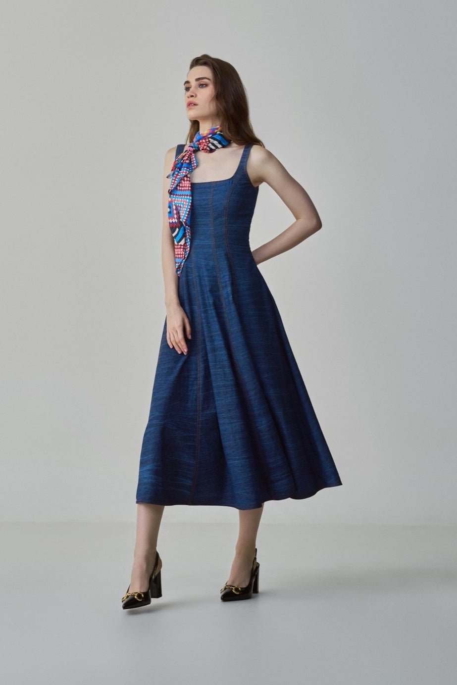 Blue Denim Dress Saaksha & Kinni - Fabilicious Fashion
