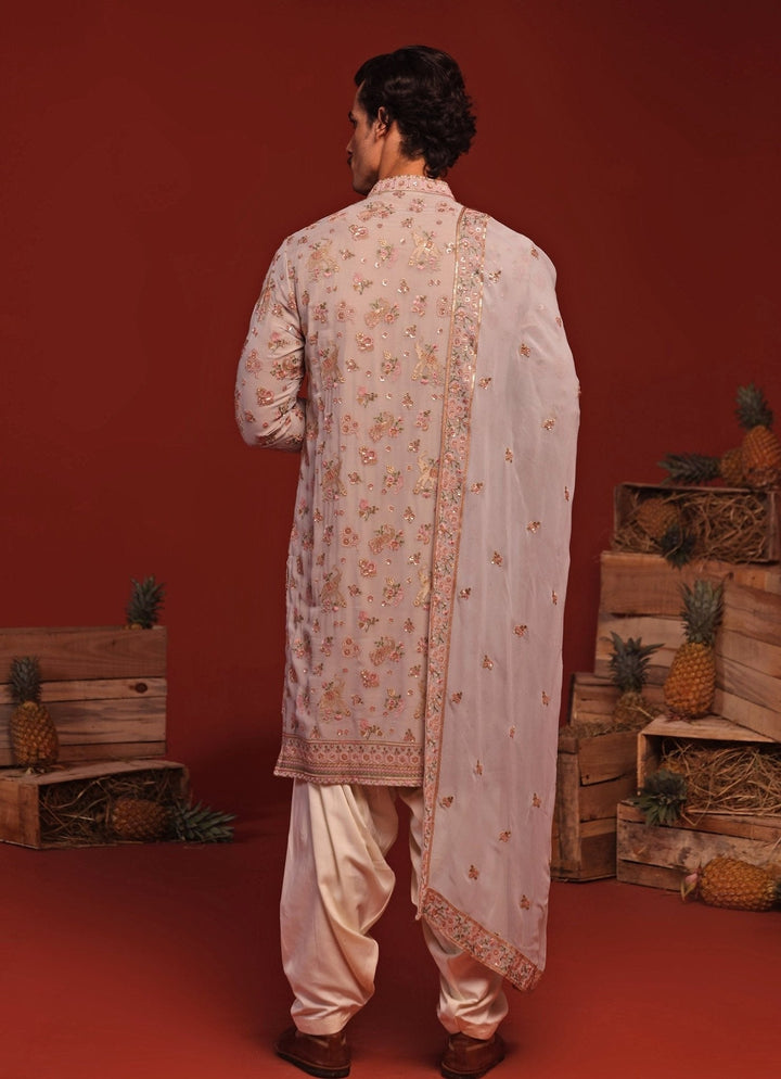 Blue Embroidered Kurta Patiala Pant Set Kalpraag - Fabilicious Fashion