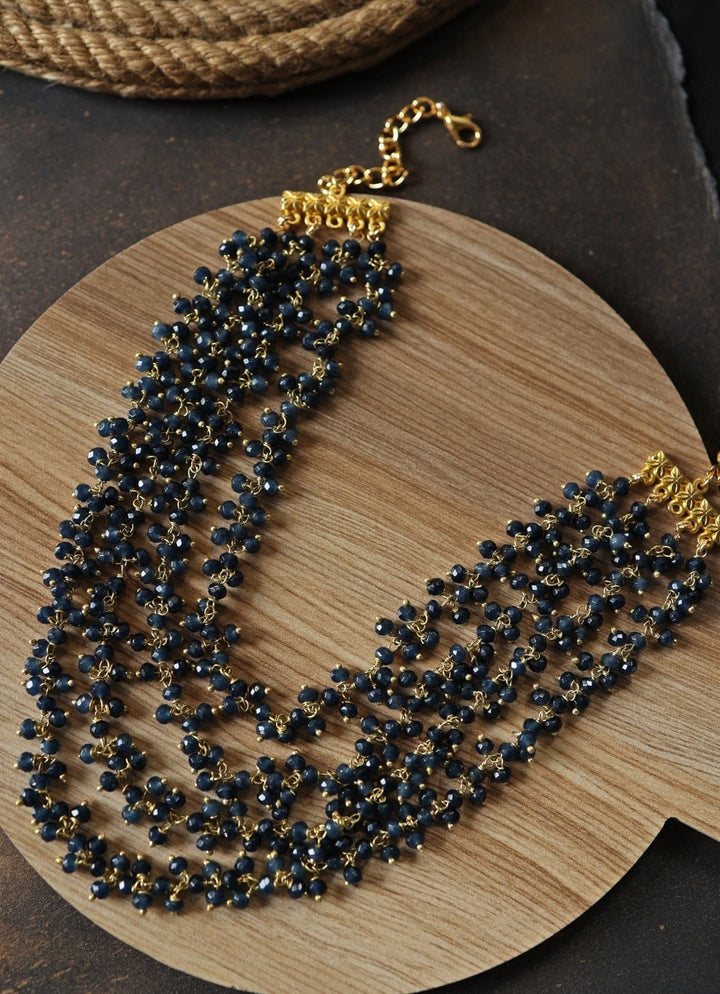 Do Taara Blue Layered NecklaceFabilicious Fashion