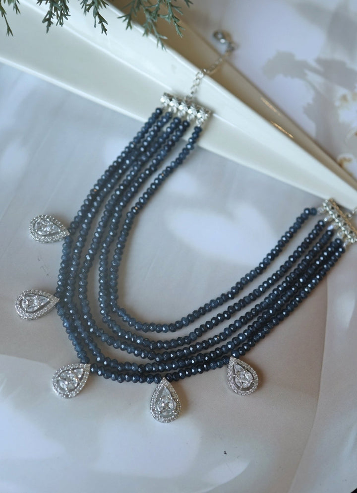 Do Taara Blue Onyx Victorian NecklaceFabilicious Fashion
