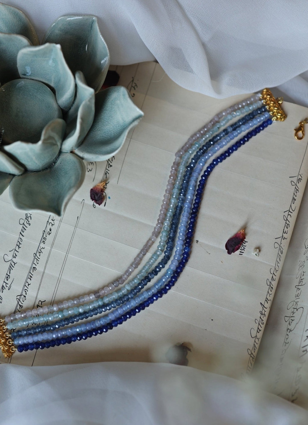 Do Taara Blue Stone NecklaceFabilicious Fashion