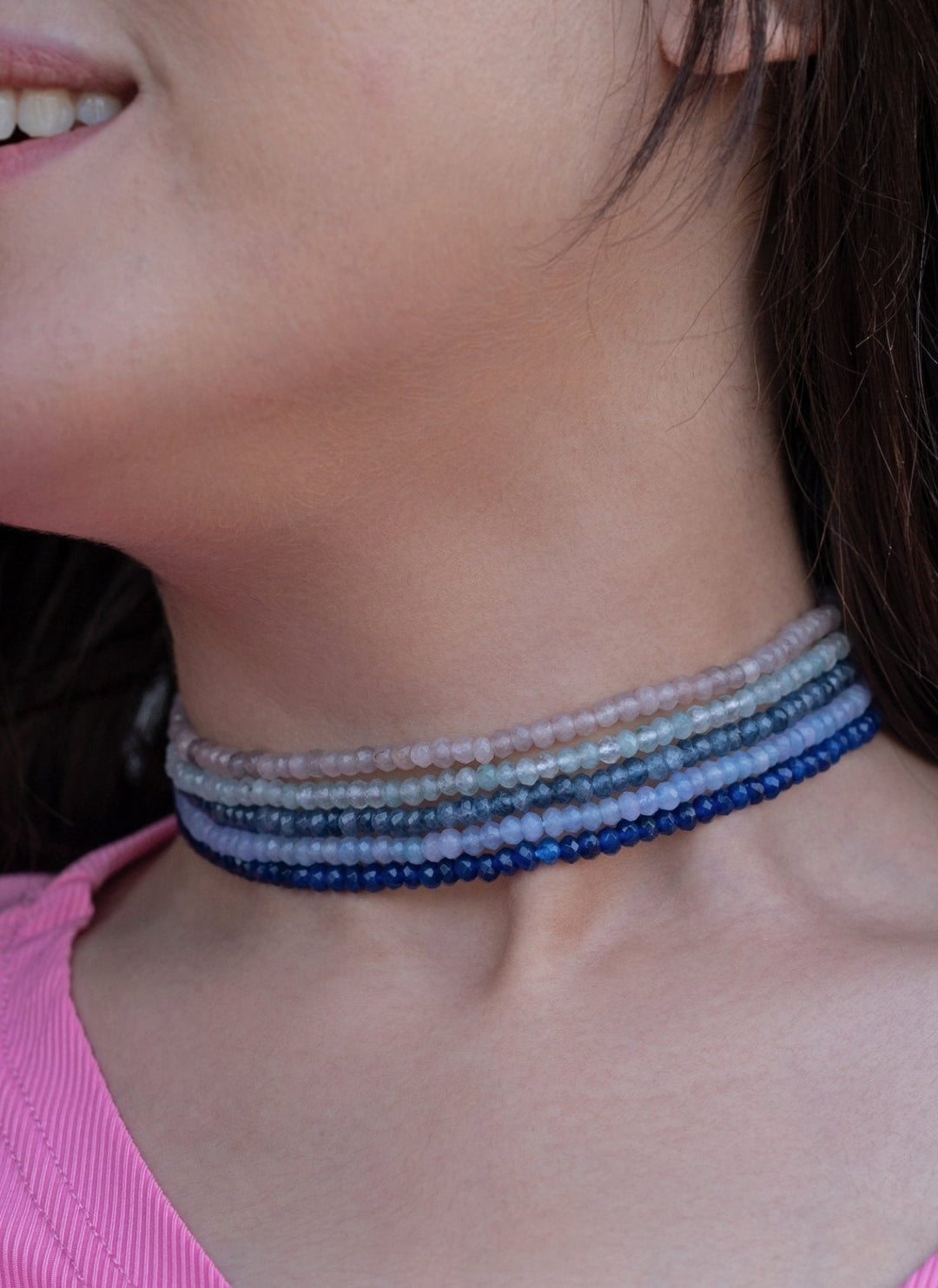 Do Taara Blue Stone NecklaceFabilicious Fashion