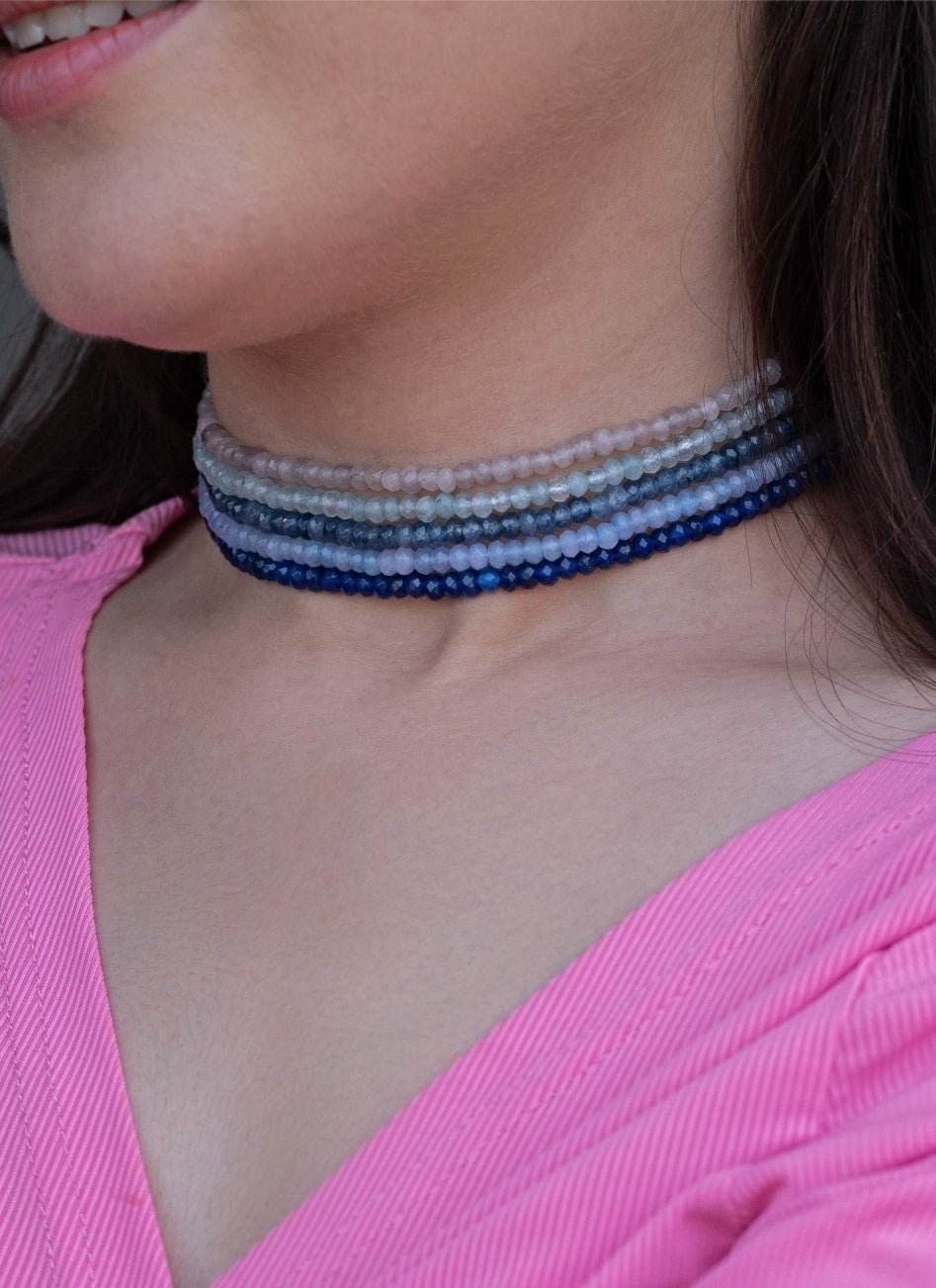 Do Taara Blue Stone NecklaceFabilicious Fashion