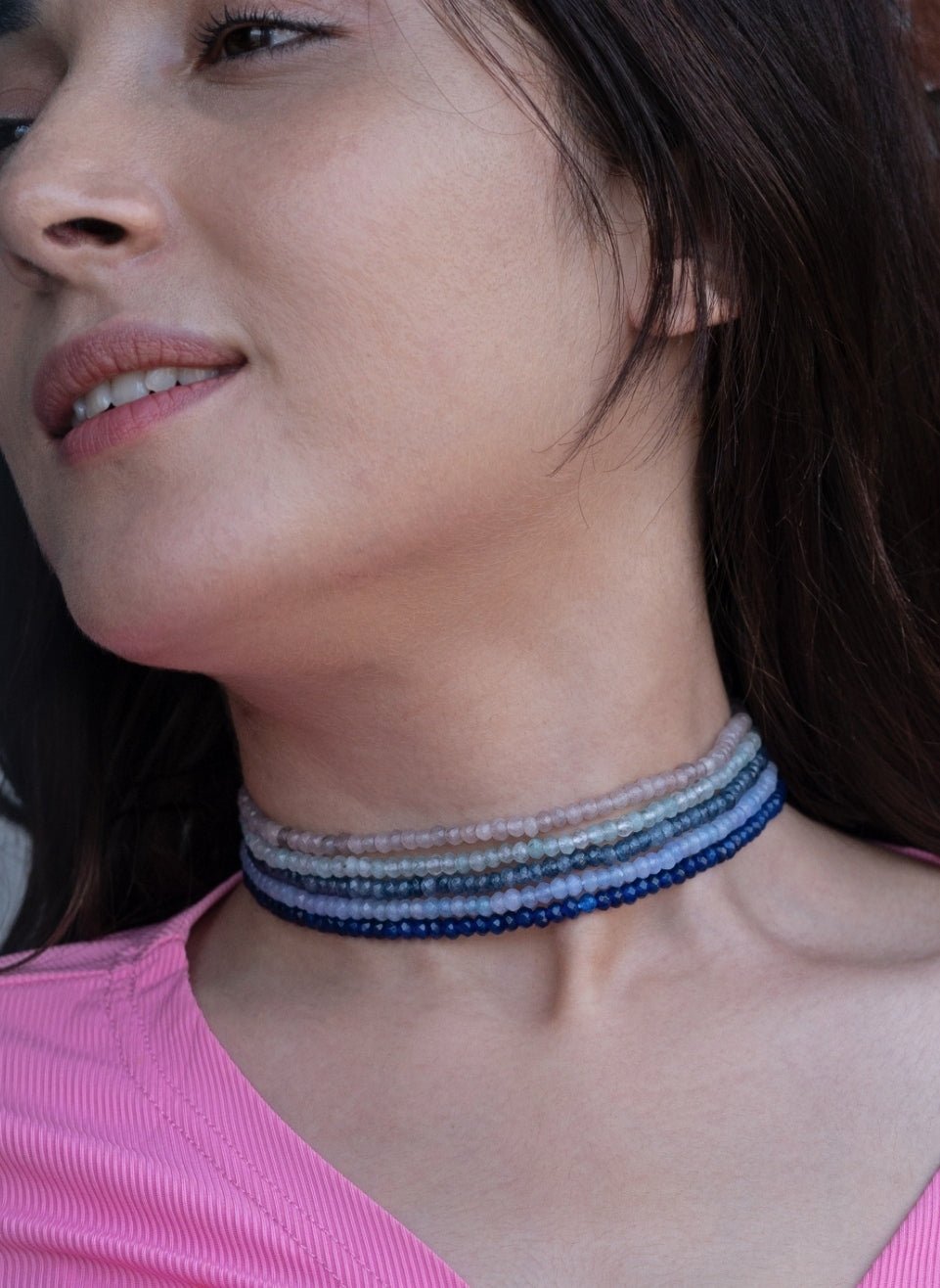Do Taara Blue Stone NecklaceFabilicious Fashion