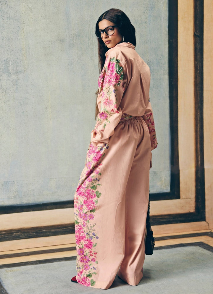 Paulmi and Harsh X Ease Blush Pink Cotton Co - Ord SetFabilicious Fashion