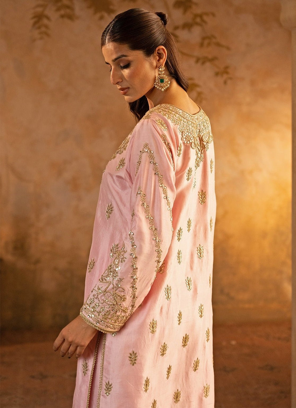 Angad Singh Blush Pink Silk Kurta Pants SetFabilicious Fashion