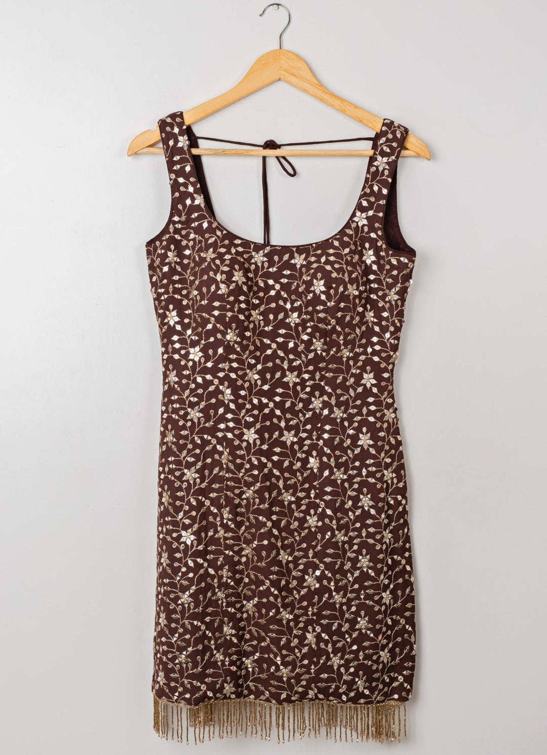 Brown Embroidered Georgette Kurta Sharara Set Anisha Shetty - Fabilicious Fashion