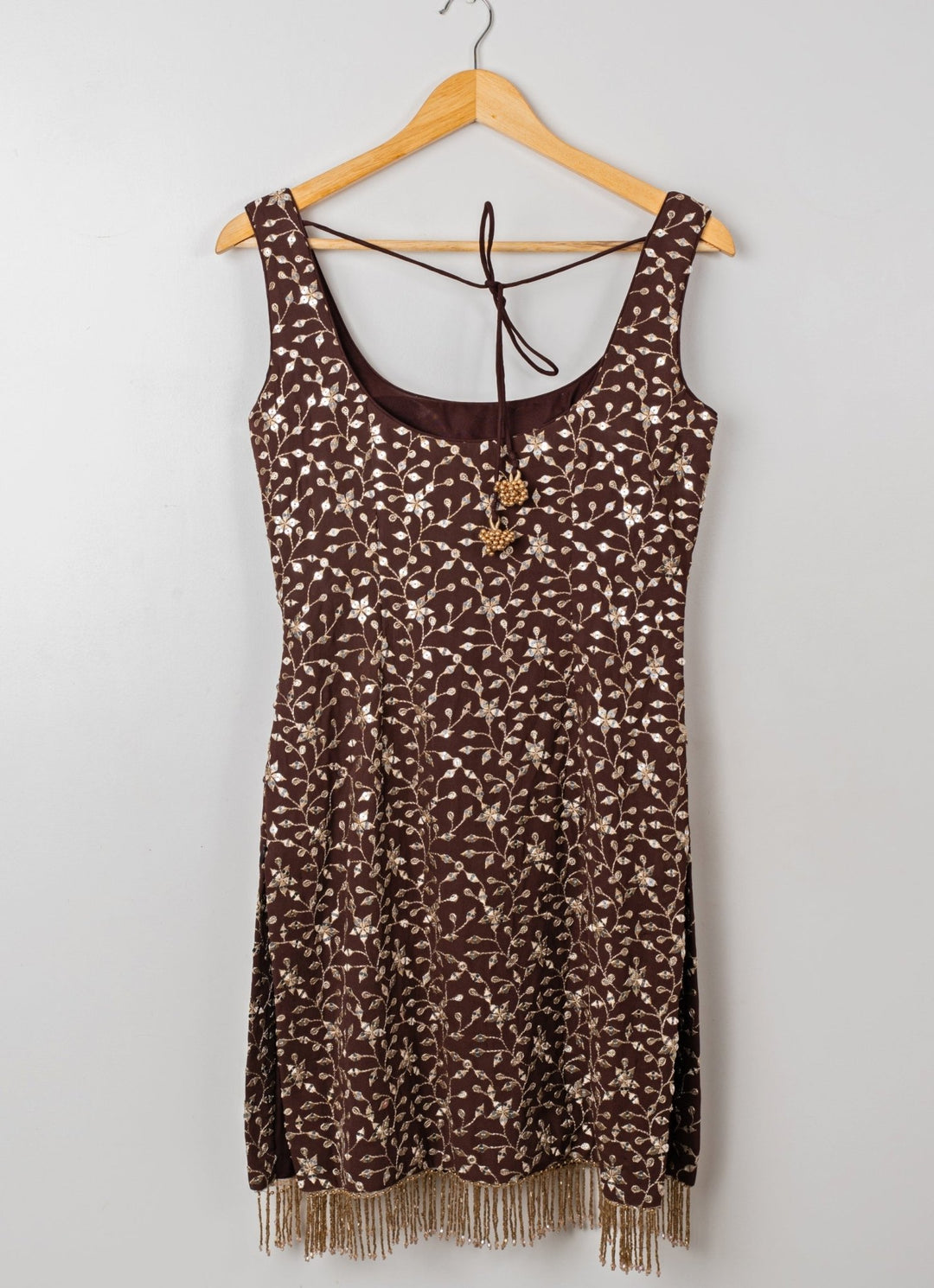 Brown Embroidered Georgette Kurta Sharara Set Anisha Shetty - Fabilicious Fashion