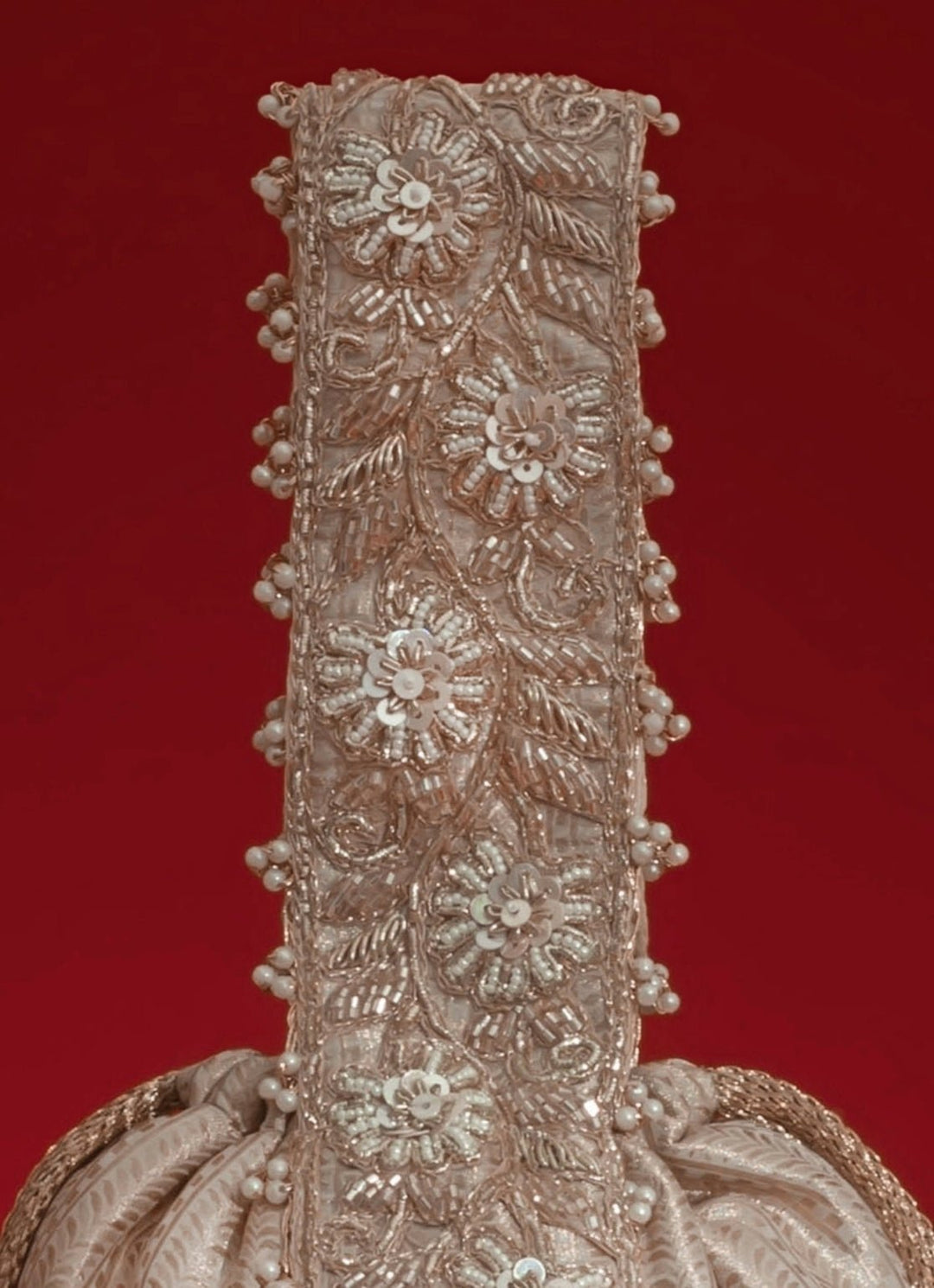 Champagne Organza Bucket Bag AMYRA - Fabilicious Fashion