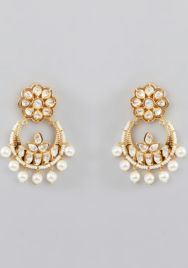 Chandbali Necklace Set Zevar by Geeta - Fabilicious Fashion