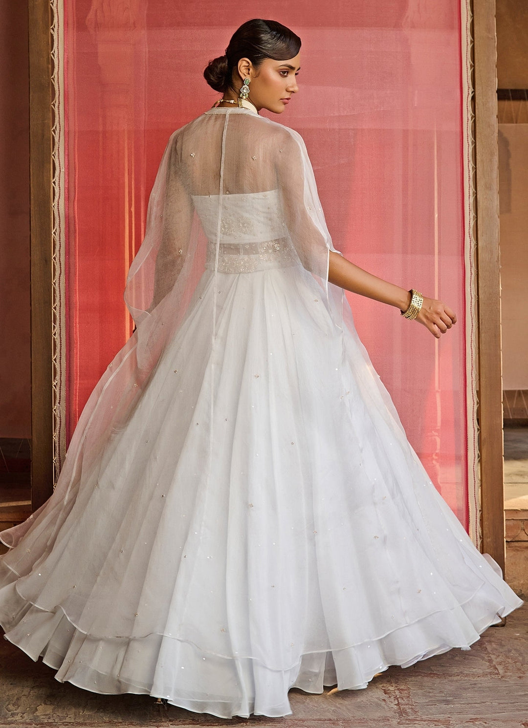 Cloud Blue Emroidered Corset Lehenga Set Zoon Tribe - Fabilicious Fashion