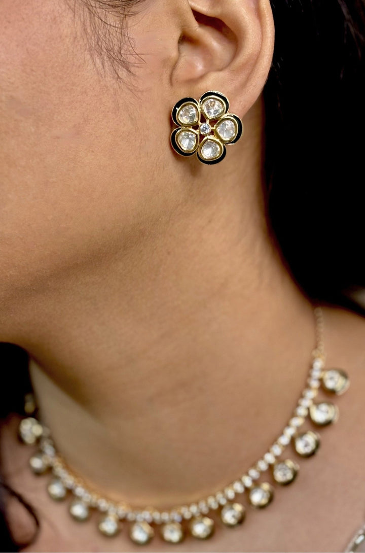 Naymee Emerald Polki Choker SetFabilicious Fashion