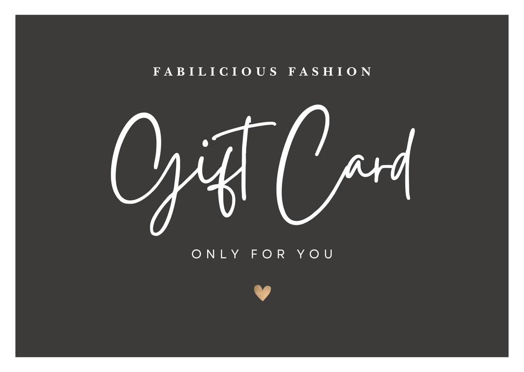 Fabilicious Fashion Gift Card Fabilicious Fashion - Fabilicious Fashion