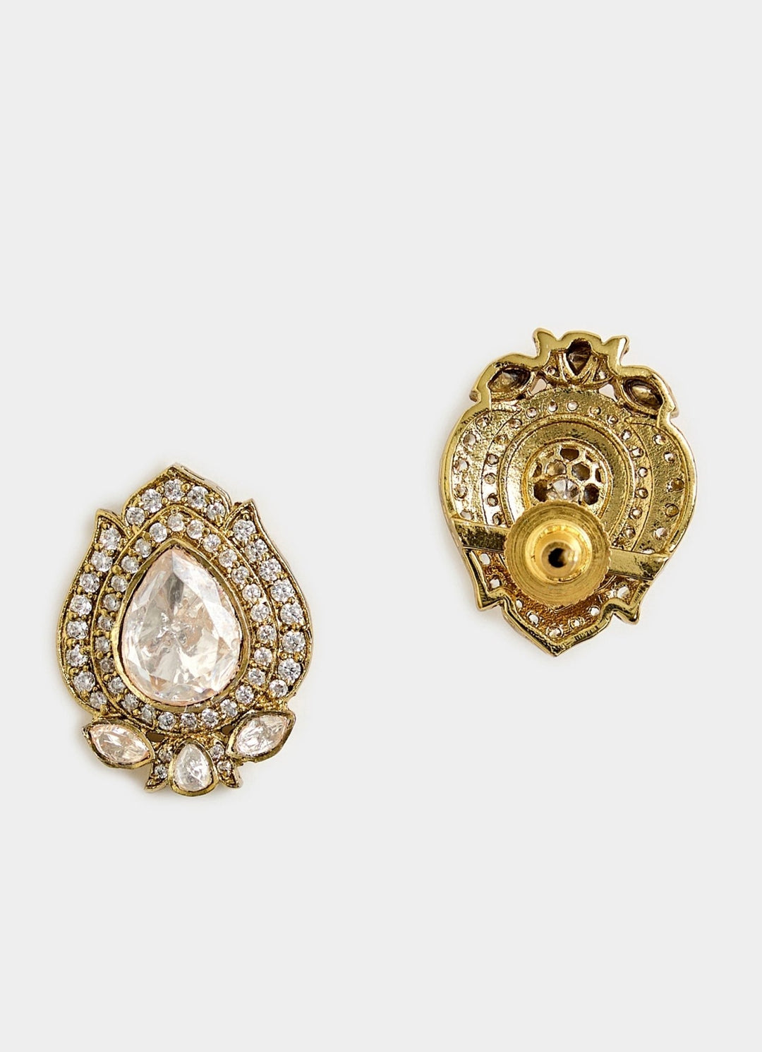 Floral Kundan Choker Necklace Set Vivinia By Vidhi Mehra - Fabilicious Fashion