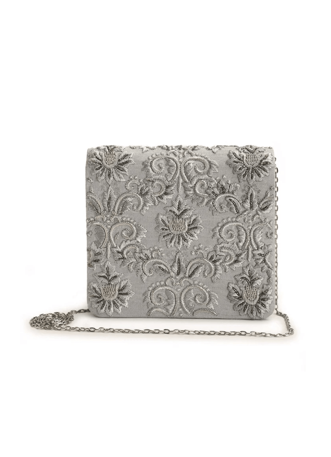 Flower Ripple Clutch The Purple Sack - Fabilicious Fashion