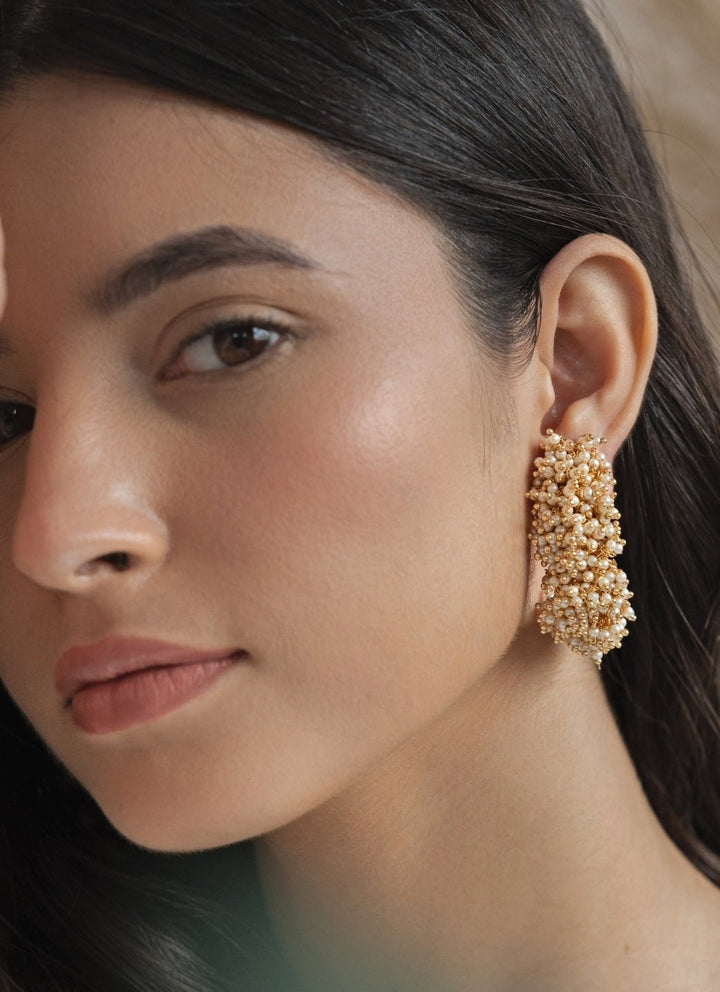 Do Taara Gold Dreamy Pearl EarringsFabilicious Fashion