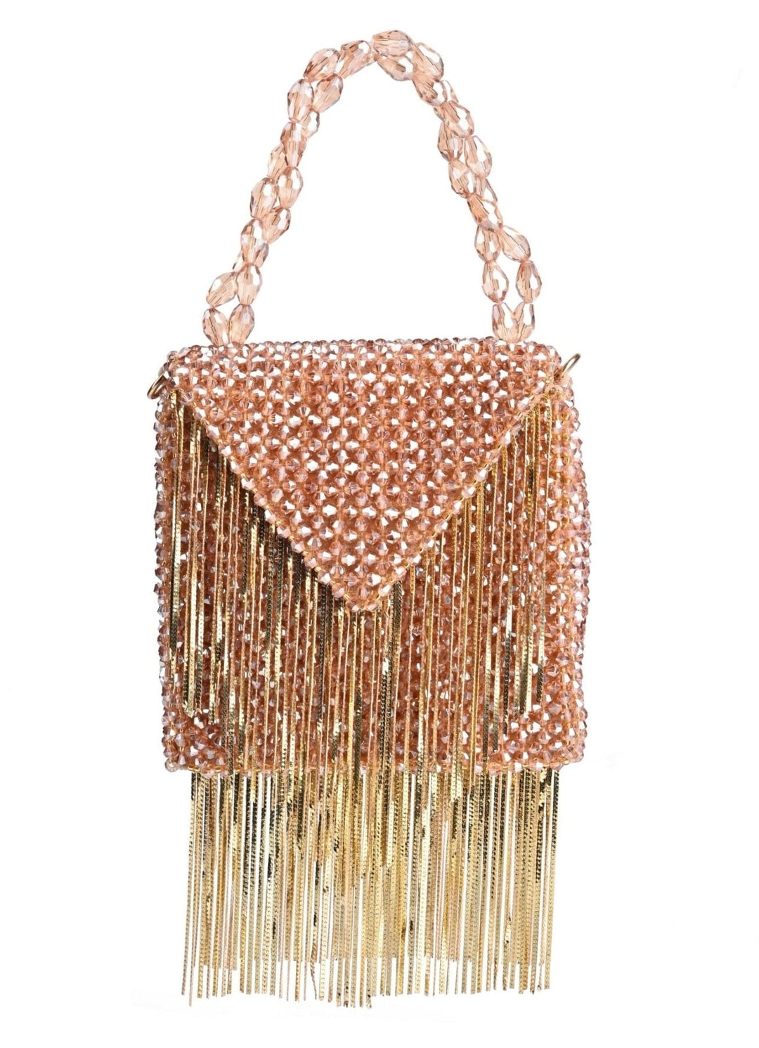Gold Embellished Mini Bag House of Kosha - Fabilicious Fashion