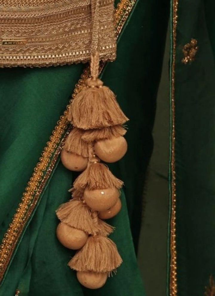 Gold Embroidered Potli Amyra - Fabilicious Fashion