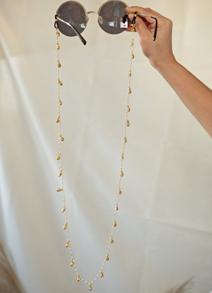 Do Taara Gold Ghungroo Pearl Eyewear SlingFabilicious Fashion