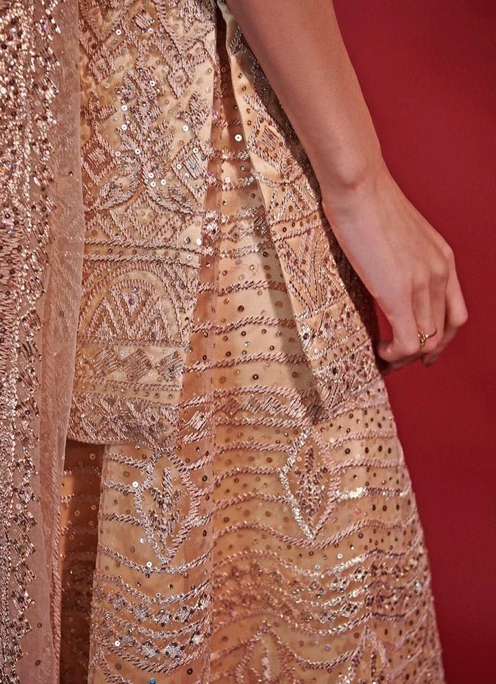 Gold Gota Embroidery Kurta Sharara Set Angad Singh - Fabilicious Fashion