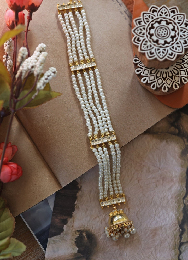 Do Taara Gold Kundan And Pearls Braid PinFabilicious Fashion