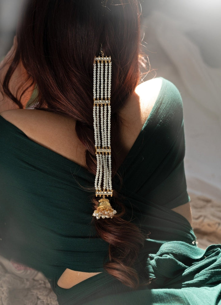 Do Taara Gold Kundan And Pearls Braid PinFabilicious Fashion