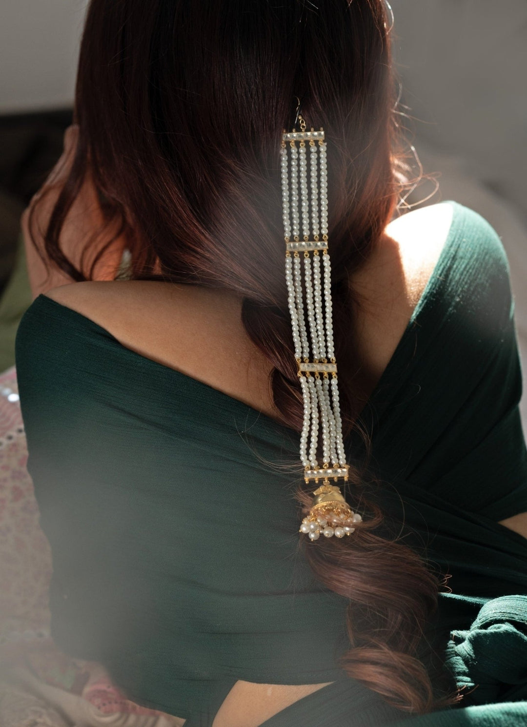 Do Taara Gold Kundan And Pearls Braid PinFabilicious Fashion