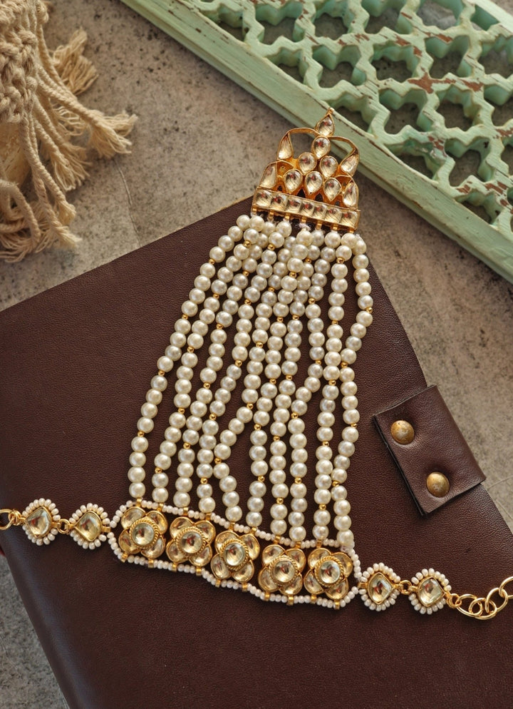 Do Taara Gold Kundan And Pearls HathphoolFabilicious Fashion