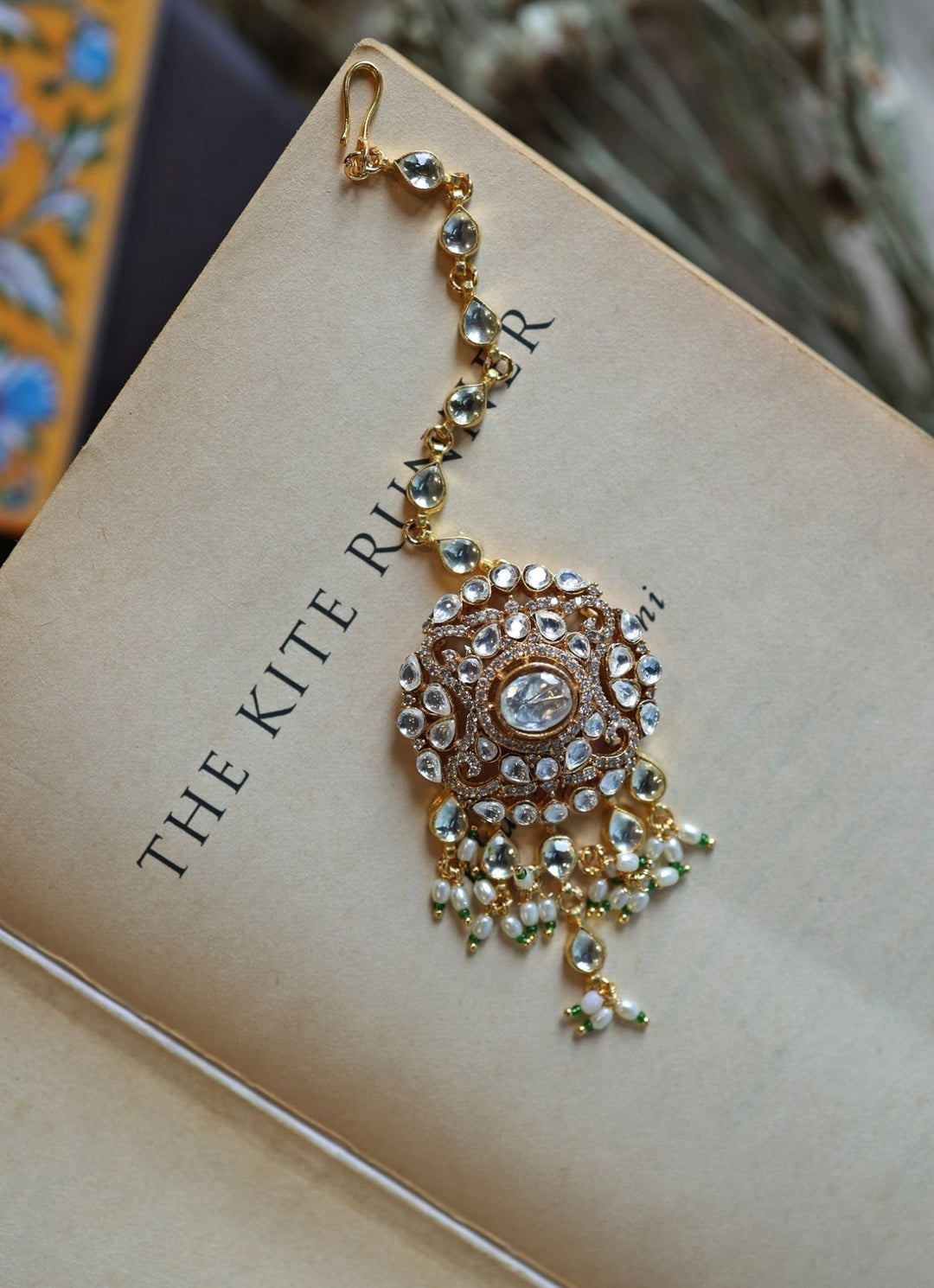 Do Taara Gold Kundan And Polki MaangtikkaFabilicious Fashion