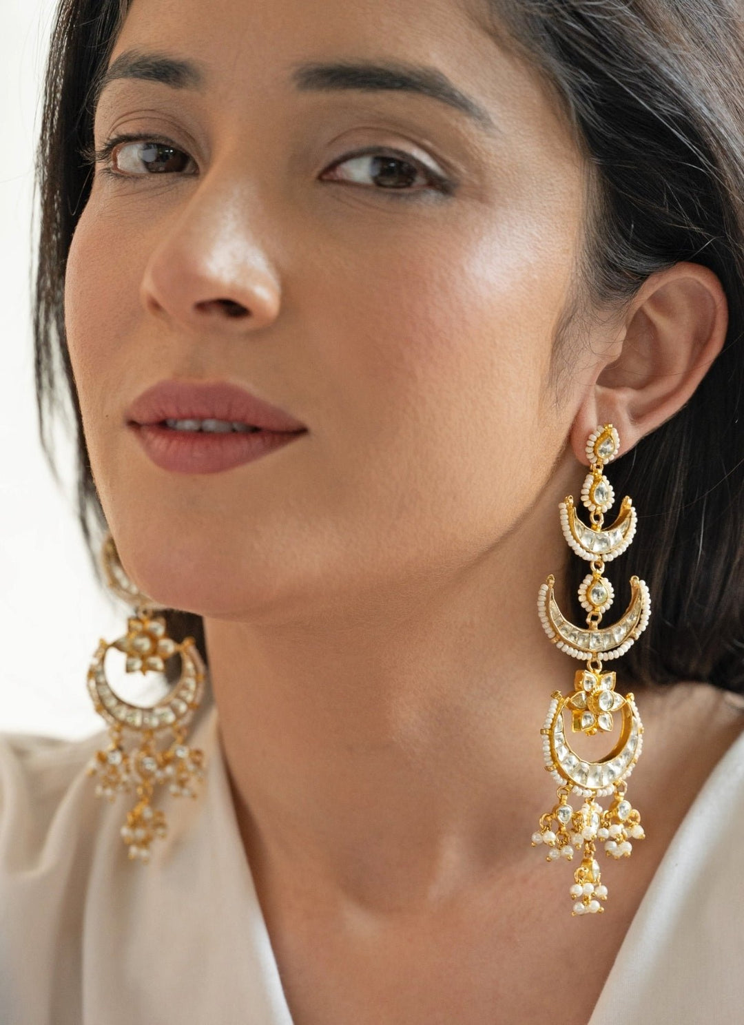 Do Taara Gold Kundan EarringsFabilicious Fashion