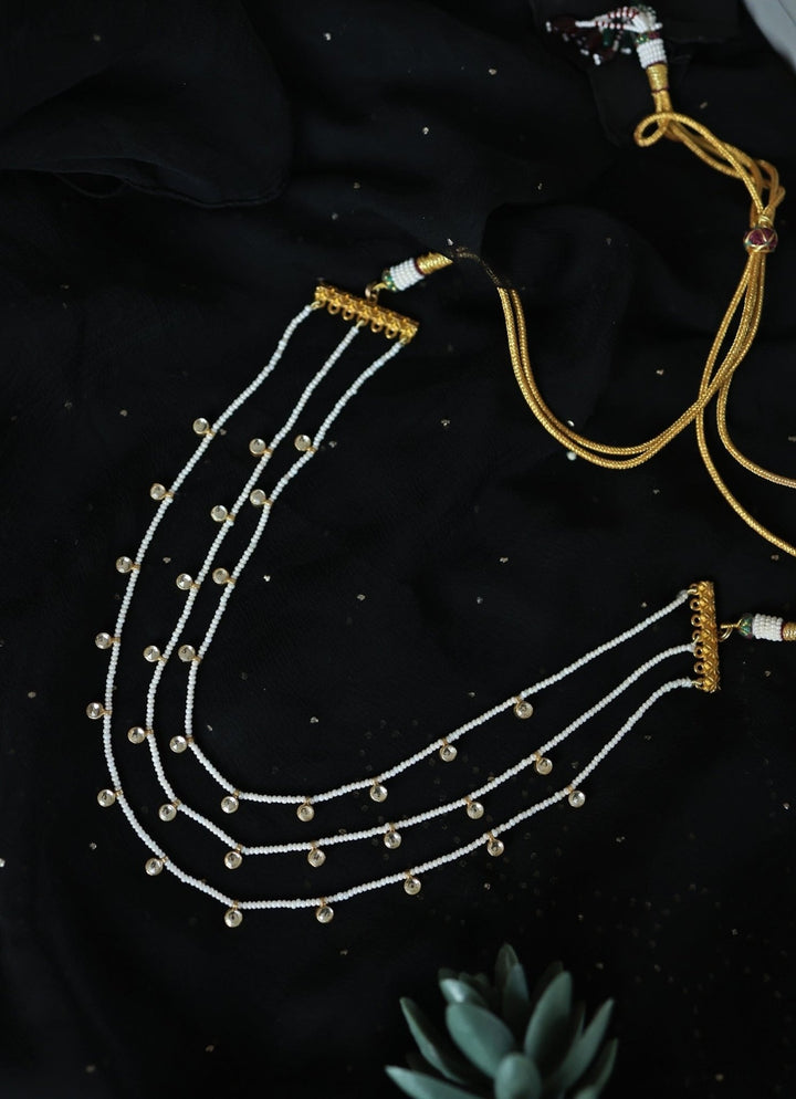 Do Taara Gold Kundan Multilayered NecklaceFabilicious Fashion
