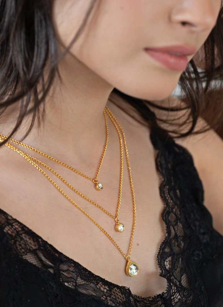 Do Taara Gold Layered Kundan NecklaceFabilicious Fashion