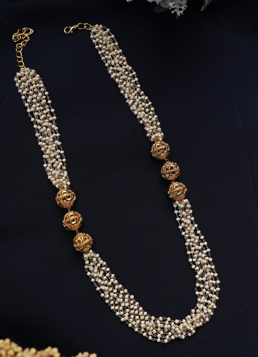 Do Taara Gold Pearl NecklaceFabilicious Fashion