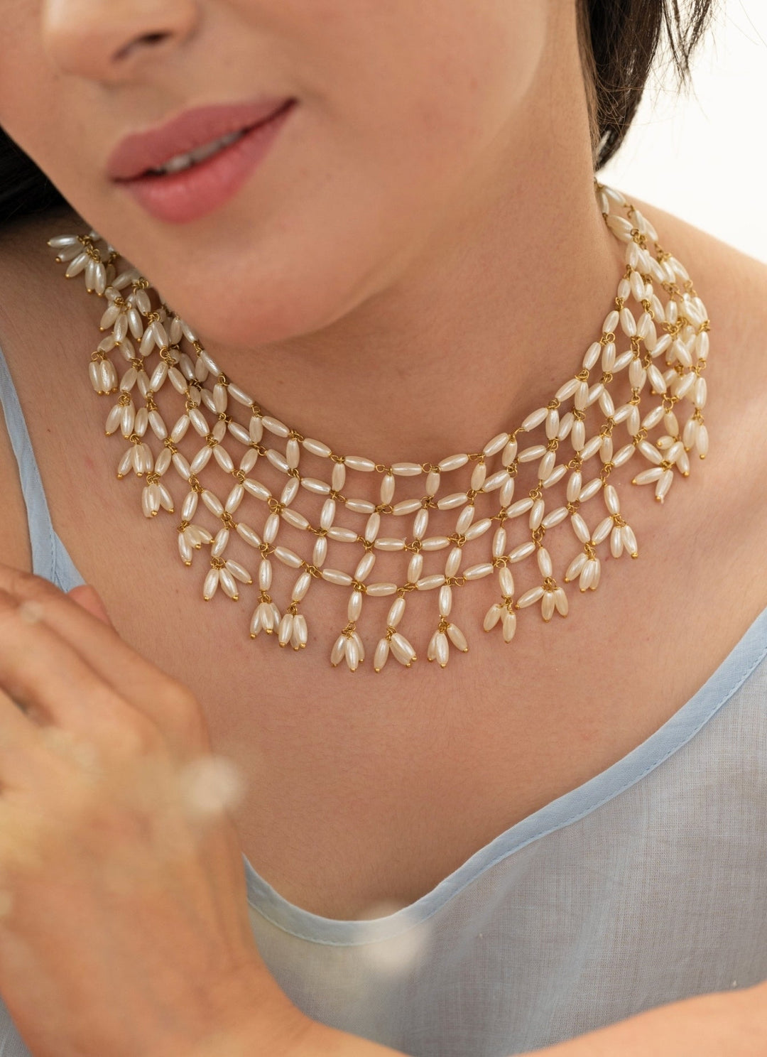 Do Taara Gold Pearl NecklaceFabilicious Fashion