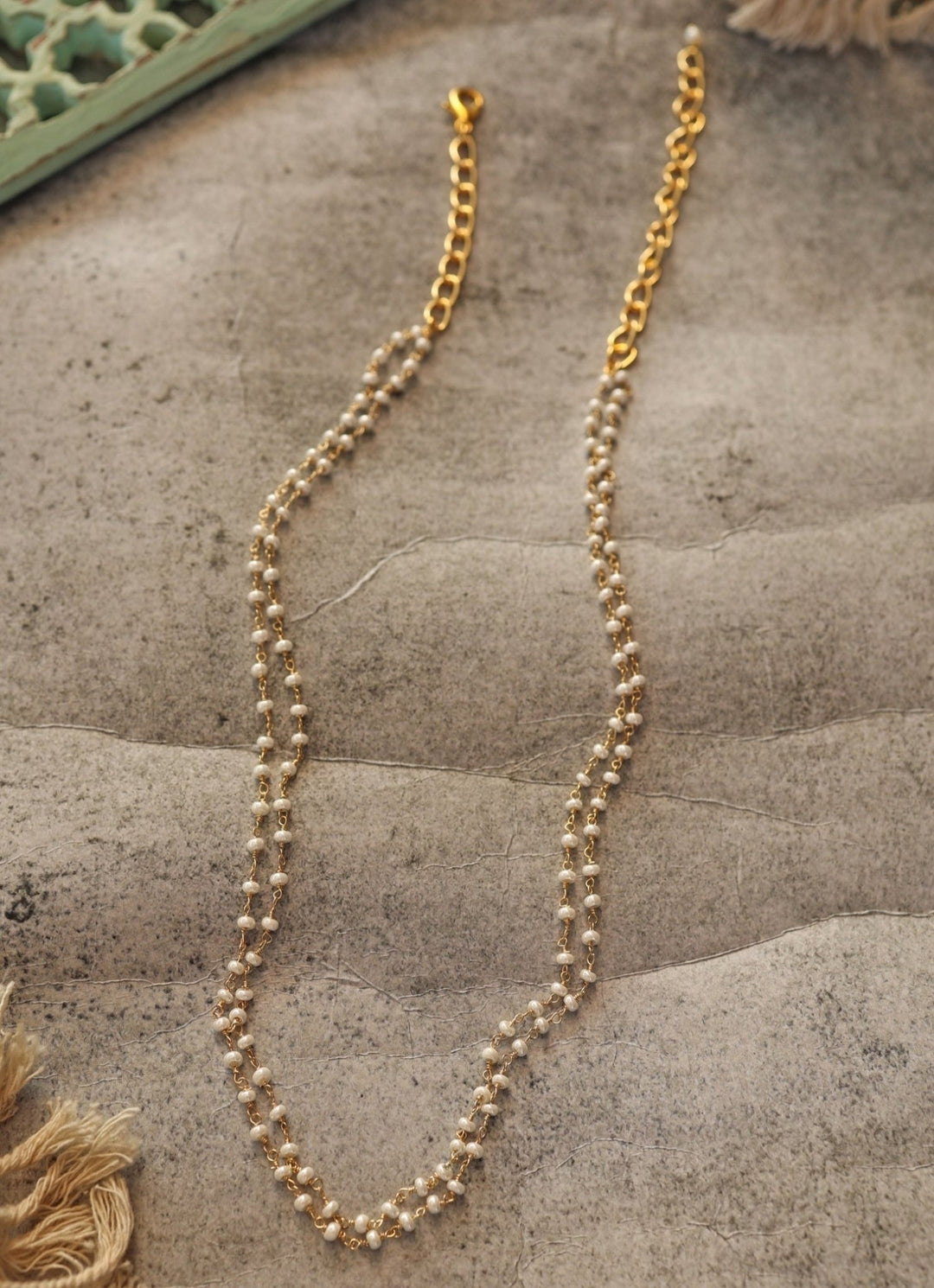 Do Taara Gold Pearl NecklaceFabilicious Fashion