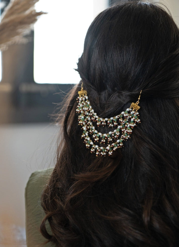 Do Taara Gold Pearls Braid PinFabilicious Fashion