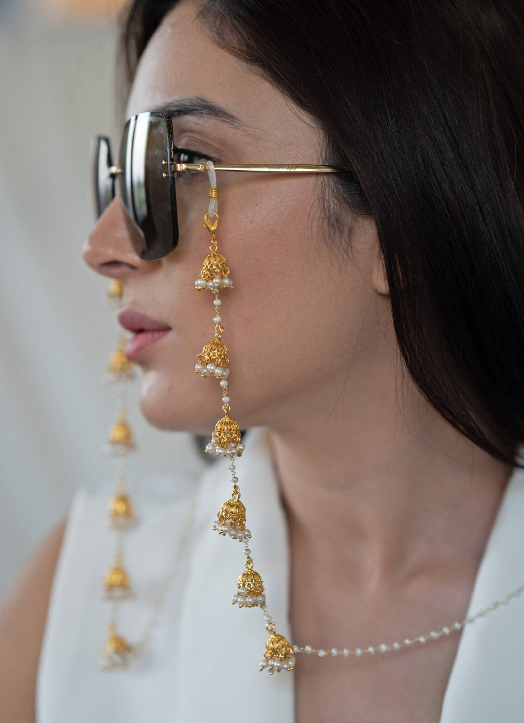 Do Taara Gold Pearls Eyewear SlingFabilicious Fashion