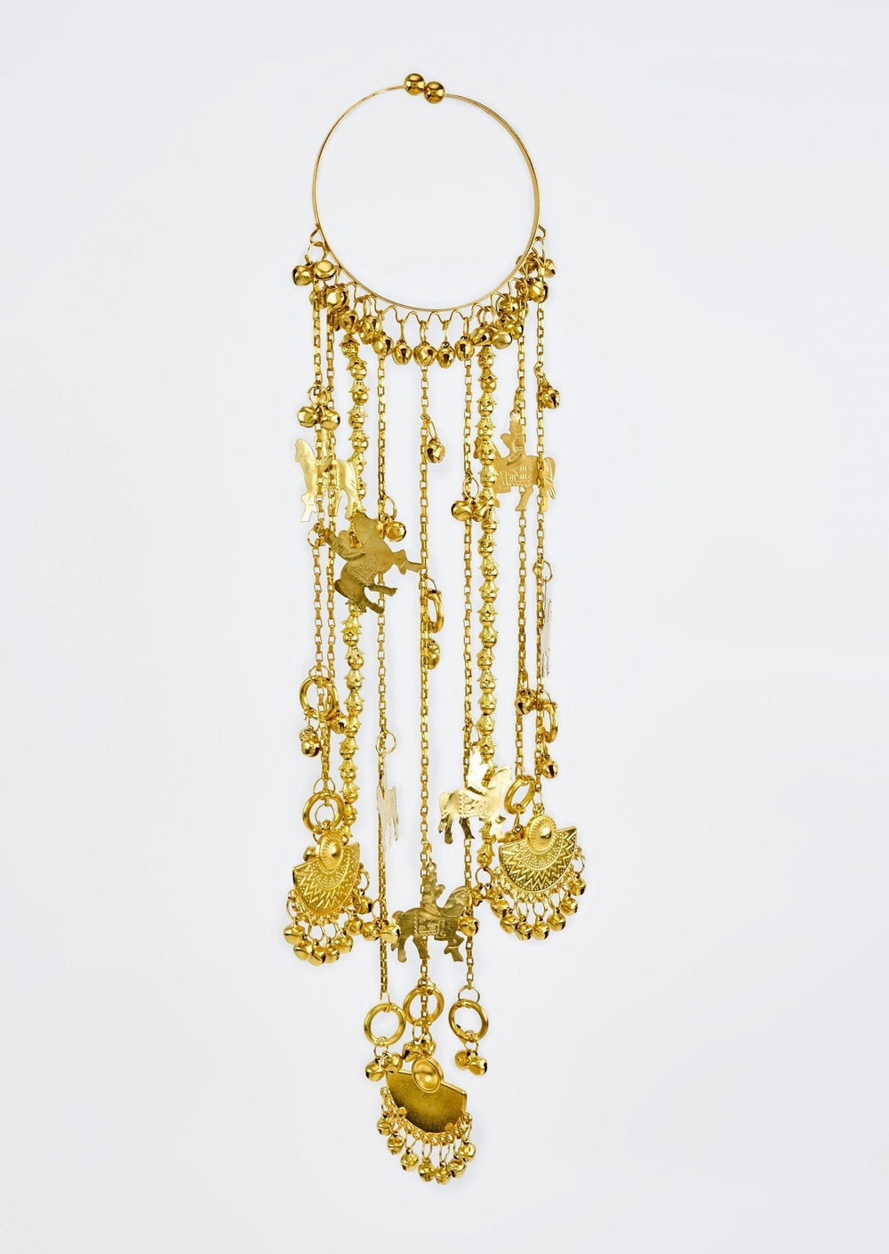 Gold Plated Bridal Kaleeras Vivinia by Vidhi Mehra - Fabilicious Fashion