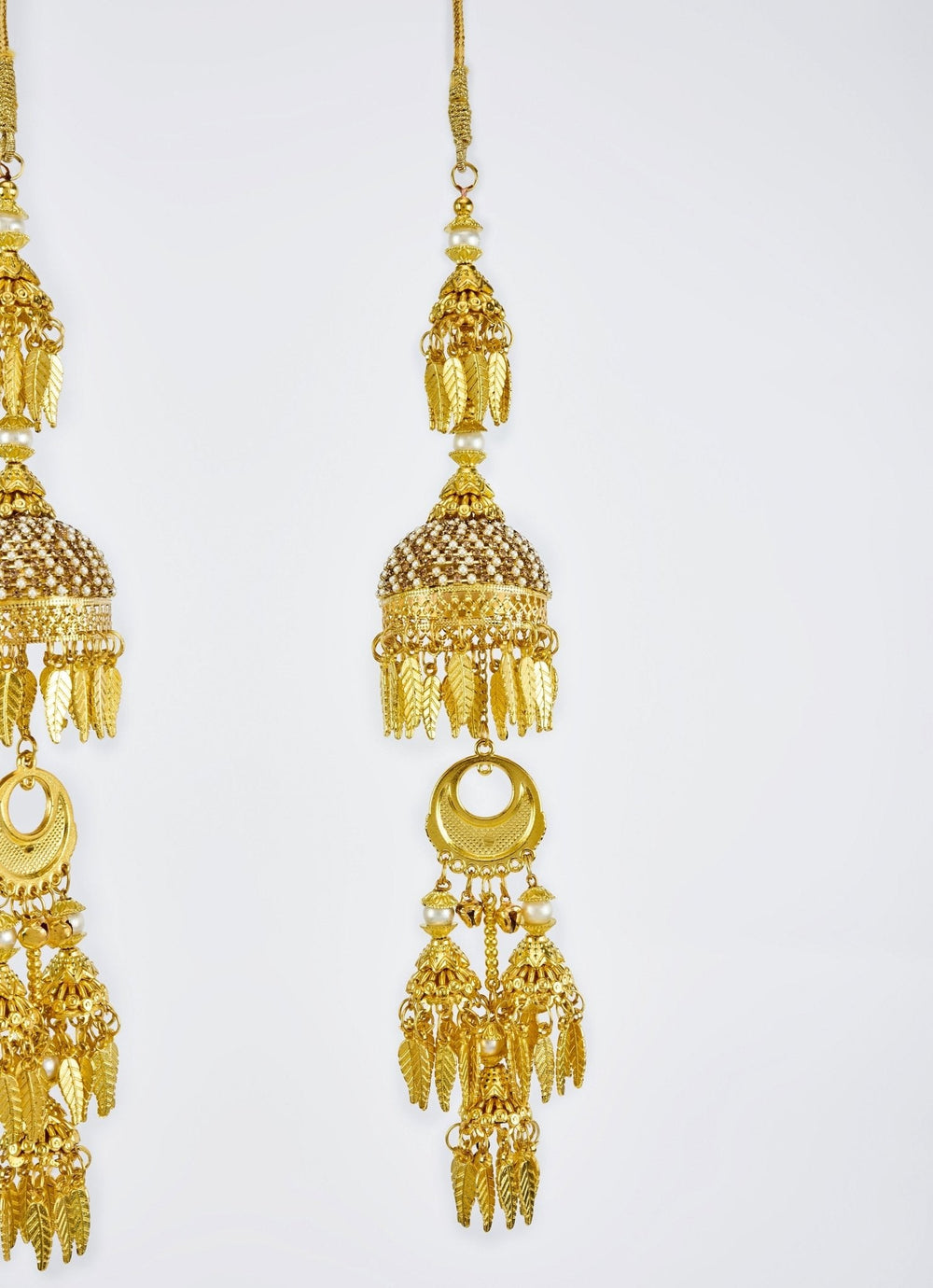 Gold Plated Bridal Kaleeras Vivinia by Vidhi Mehra - Fabilicious Fashion