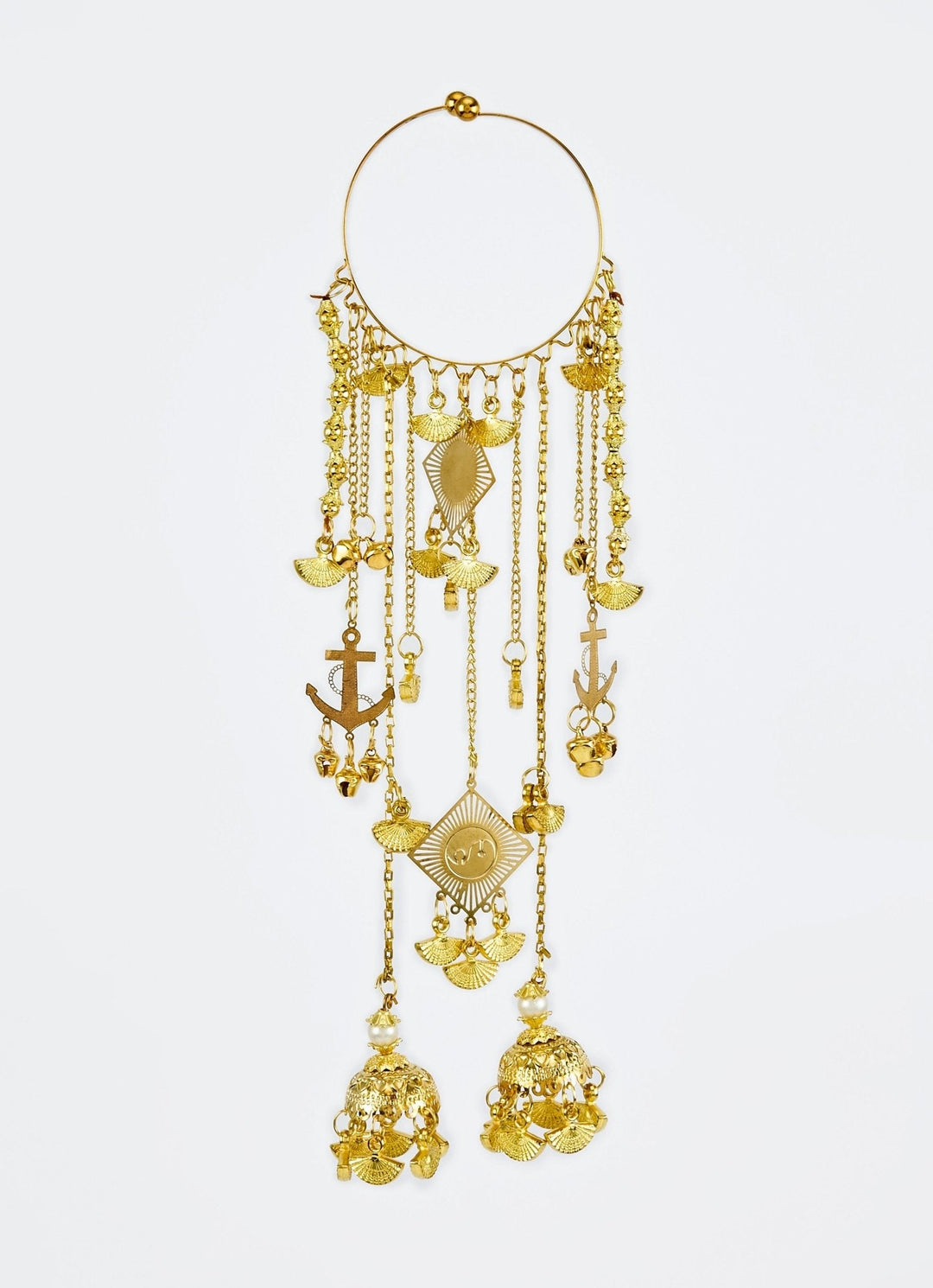 Gold Plated Bridal Sparkling Kaleeras Vivinia by Vidhi Mehra - Fabilicious Fashion