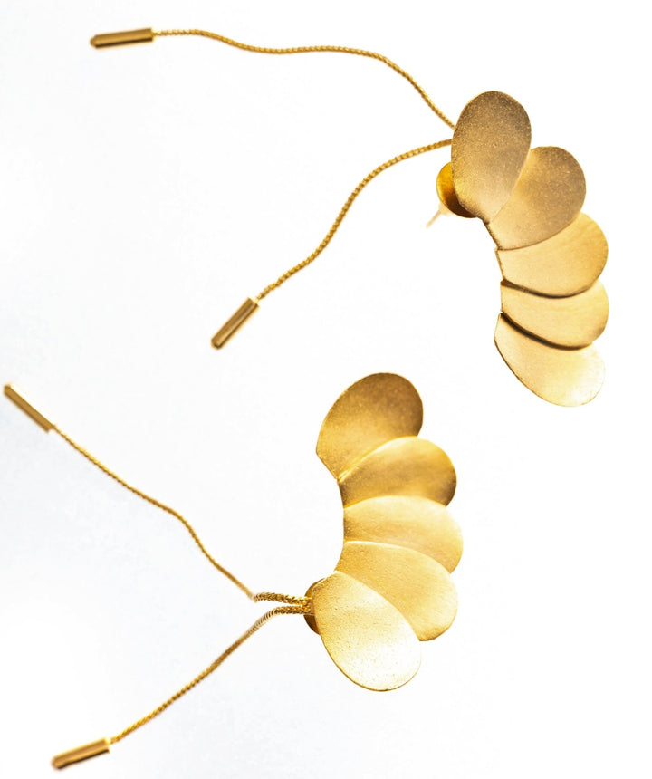 Gold Plated Charm Detachable Stud With Chain Bracelet Zaza By Somya - Fabilicious Fashion
