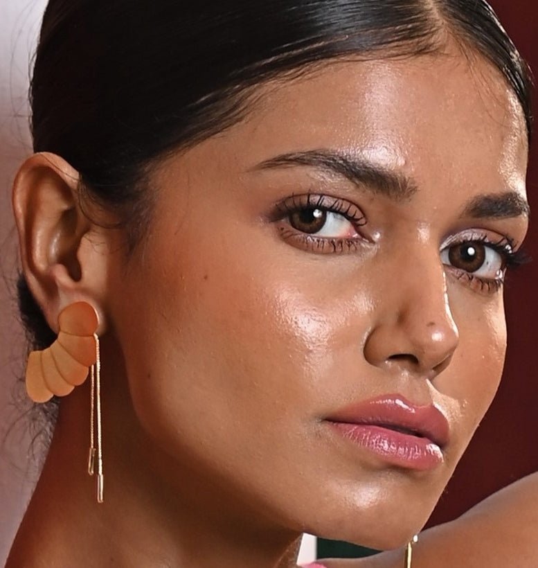 Gold Plated Charm Detachable Stud With Chain Bracelet Zaza By Somya - Fabilicious Fashion