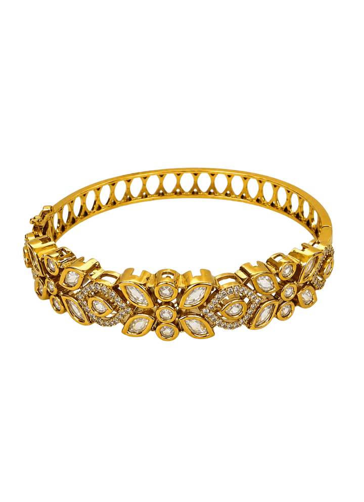 Vivinia By Vidhi Mehra Gold Plated Floral KadaFabilicious Fashion