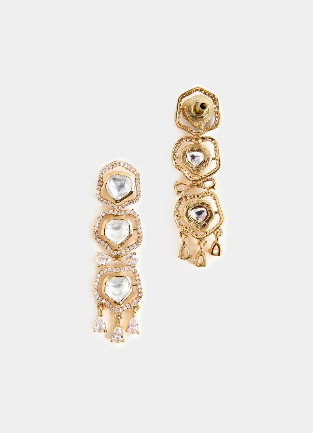 Gold Plated Kundan Choker Set Vivinia By Vidhi Mehra - Fabilicious Fashion