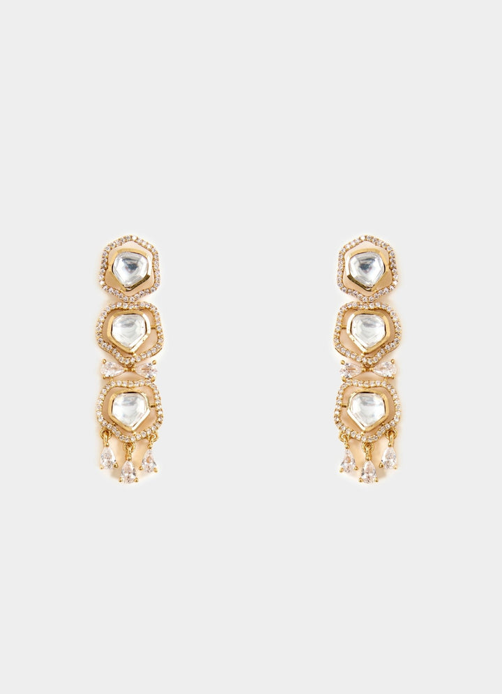 Gold Plated Kundan Choker Set Vivinia By Vidhi Mehra - Fabilicious Fashion