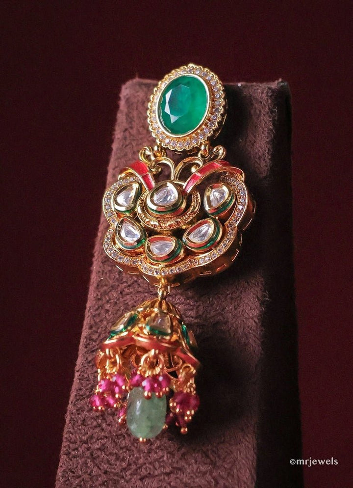 Mr Jewels Gold Plated Meenakari And Beaded Long Necklace SetFabilicious Fashion