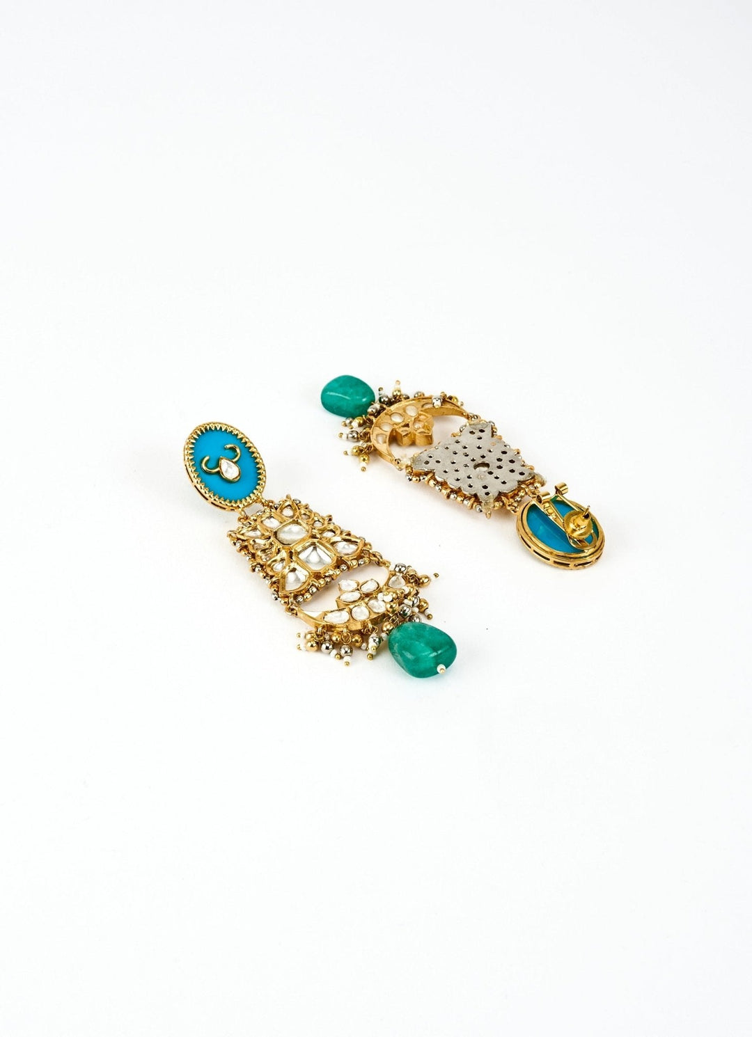 Gold Plated Multi Kundan Choker Necklace Set Vivinia by Vidhi Mehra - Fabilicious Fashion