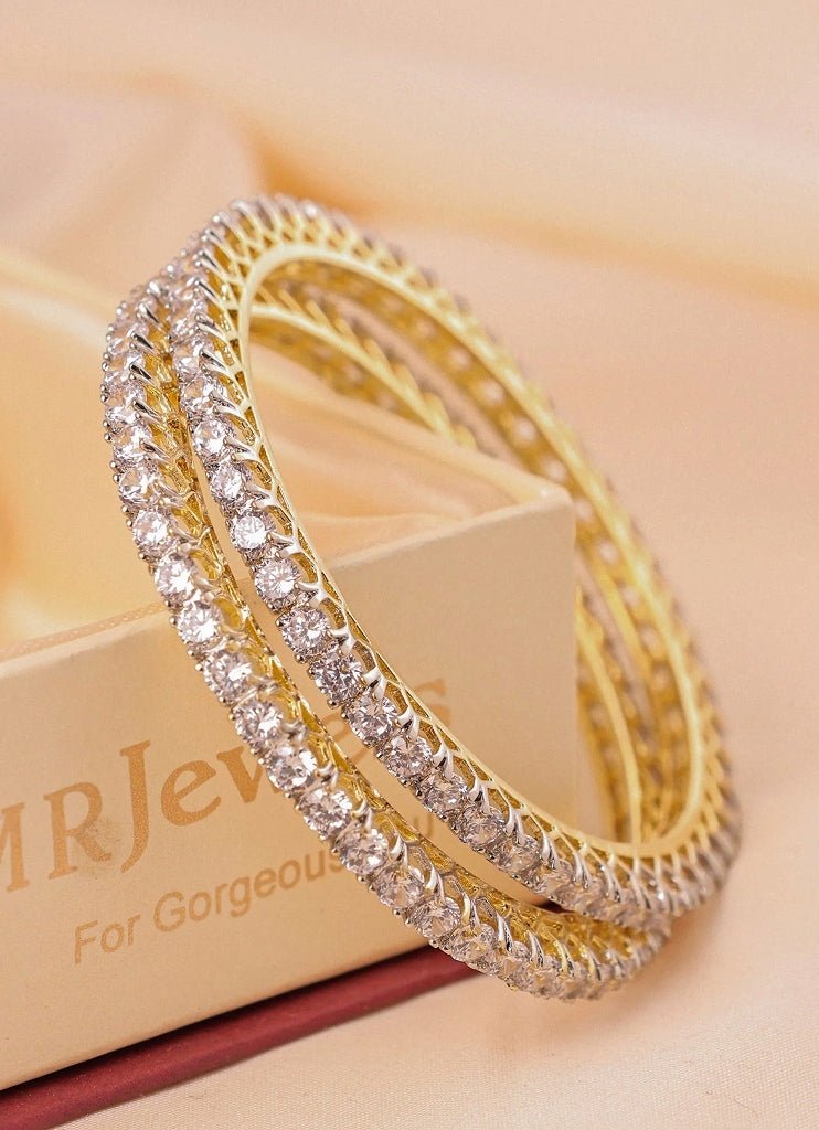 Gold Plated Zircon Kadas Mr Jewels - Fabilicious Fashion