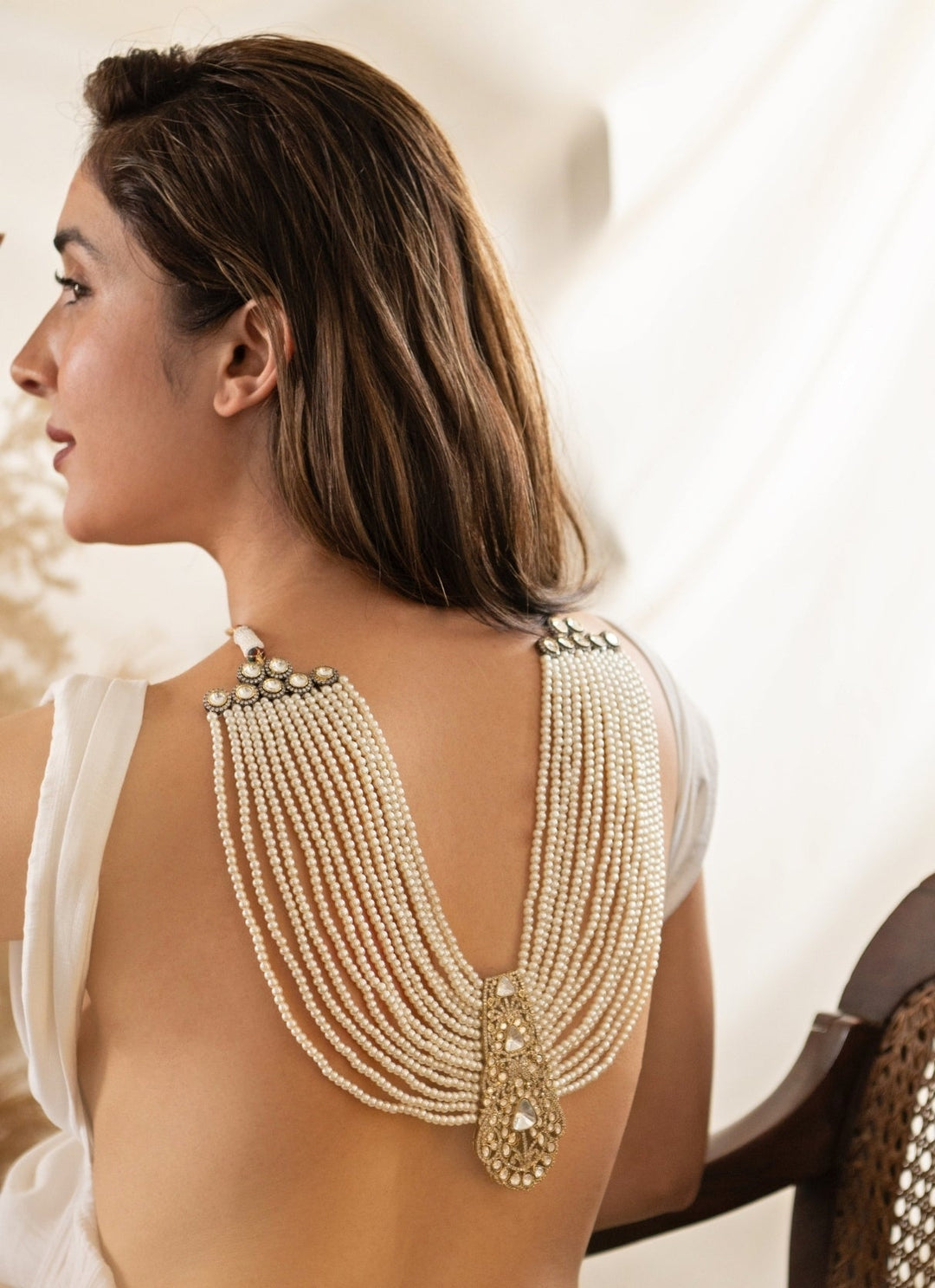 Do Taara Gold Polki And Pearl NecklaceFabilicious Fashion