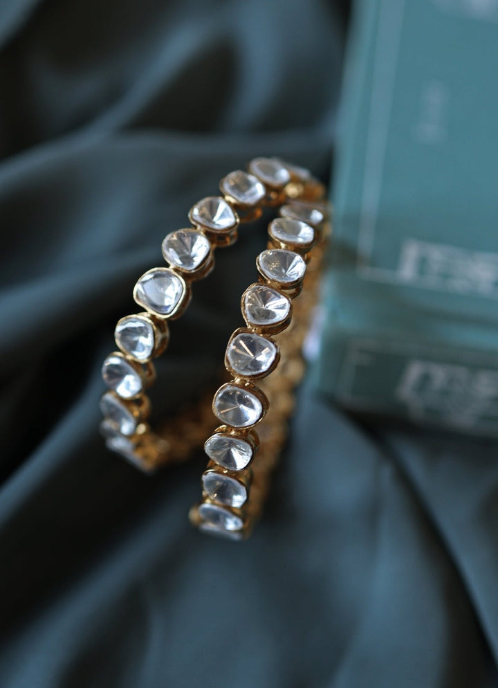 Do Taara Gold Polki Bangle SetFabilicious Fashion